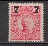 SWEDEN SUEDE SCHWEDEN  1918 MI 109 FACIT 99 MNH (**) - Neufs