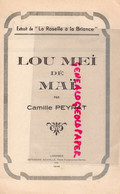 87- LIMOGES- CHANSON LOU MEI DE MAI-CAMILLE PEYRAT-LA ROSELLE A LA BRIANCE-1948-LES PANTINS DE LEOJAC - Partitions Musicales Anciennes