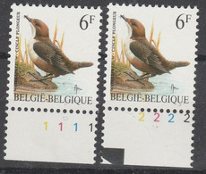 Buzin 2459  Avec No De Planche 1&2 / Met Paatnr 1&2  ** - 1985-.. Birds (Buzin)