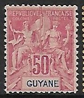 GUYANE N°40 N* - Unused Stamps