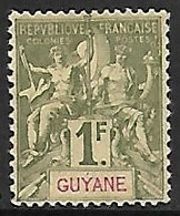 GUYANE N°42 N* - Unused Stamps