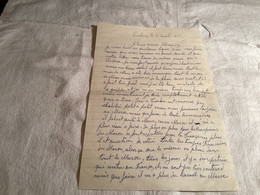 Lettre Manuscrite Toulon 19  60 Maroc - Manuscripts