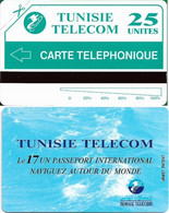 Tunisia - Tunisie Telecom - URMET - Passport, 1996, 25Units, 5.000ex, Mint - Tunesië