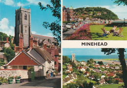 Minehead  Multiview - Unused Postcard - Somerset - John Hinde - Minehead