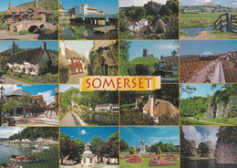 Somerset  Multiview - Unused Postcard - Somerset - John Hinde - Minehead