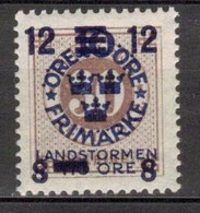 SWEDEN SUEDE SCHWEDEN  1918 MI 123 FACIT 135 MNH (**) - Neufs