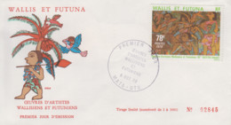 Enveloppe  FDC  1er  Jour    WALLIS  Et  FUTUNA     Oeuvres  D' Artistes   Wallisiens  Et  Futuniens   1979 - FDC