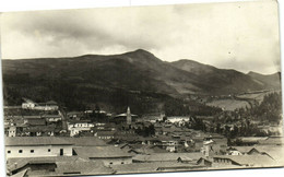 PC ECUADOR, QUITO, TOWN VIEW, Vintage REAL PHOTO Postcard (b29313) - Equateur