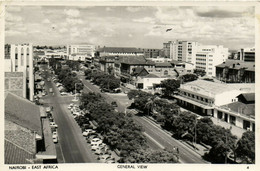 PC KENYA, NAIROBI, GENERAL VIEW, Vintage REAL PHOTO Postcard (b31281) - Kenya