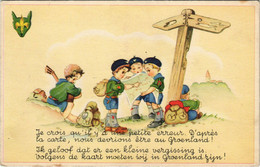 PC SCOUTING, JE CROIS QU'IL Y A UNE PETITE EVREUR, Vintage Postcard (b28328) - Scoutismo