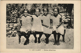 PC KIRIBATI, ILES GILBERT, PETITES GILBERINES, Vintage Postcard (b29082) - Kiribati
