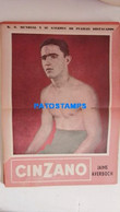 174781 SPORTS BOX BOXEO K.O WORLDWIDE AND OUTSTANDING FIGHTERS JAIME AVERBOCH SHEET 28 X 39 CM  NO POSTCARD - Otros & Sin Clasificación