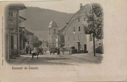 PC SWITZERLAND, SOUVENIR DE COUVET, Vintage Postcard (b29534) - Couvet