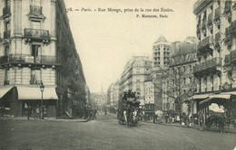 PC FRANCE, PARIS, RUE MONGE, PRISE DE LA RUE, Vintage Postcard (b31490) - Arrondissement: 05