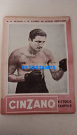 174790 SPORTS BOX BOXEO K.O WORLDWIDE AND OUTSTANDING FIGHTERS VICTORIO CAMPOLO  SHEET 28 X 39 CM NO POSTCARD - Altri & Non Classificati