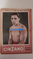 174792 SPORTS BOX BOXEO K.O WORLDWIDE AND OUTSTANDING FIGHTERS JACINTO INVIERNO SHEET 28 X 41 CM NO POSTCARD - Sonstige & Ohne Zuordnung