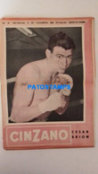 174794 SPORTS BOX BOXEO K.O WORLDWIDE AND OUTSTANDING FIGHTERS CESAR BRION SHEET 28 X 39 CM NO POSTCARD - Otros & Sin Clasificación