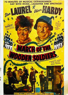 ► CPSM  Carte Affiche De Cinéma  March Of The Wooden Soldiers  Laurel Et Hardy - Affiches Sur Carte