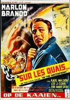 ► CPSM  Carte Affiche De Cinéma   Sur Les Quais Marlon Brando - Affiches Sur Carte