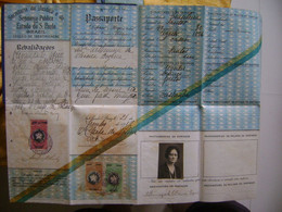 BRAZIL / BRASIL - PASSPORT ISSUED IN SAO PAULO IN 1927 IN THE STATE - Historische Dokumente