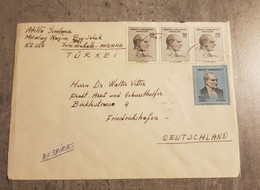 TURKEY COVER CIRCULED TURKEY-DEUTSCHLAND YEAR 1971 - Lettres & Documents