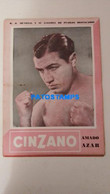 174834 SPORTS BOX BOXEO K.O WORLDWIDE AND OUTSTANDING FIGHTERS AMADO AZAR SHEET 28 X 41 CM NO POSTCARD - Otros & Sin Clasificación