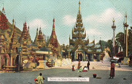 AK Myanmar Burma ပြည်ထောင်စု သမ္မတ မြန်မာနိုင်ငံတေ Shwedagon ရွှေတိဂုံစေတီတော် Pagoda Rangoon ရန်ကုန် Rangun Yangon - Myanmar (Burma)