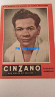 174846 SPORTS BOX BOXEO K.O WORLDWIDE AND OUTSTANDING FIGHTERS RICARDO GONZALEZ  SHEET 28 X 39 CM NO POSTCARD - Altri & Non Classificati