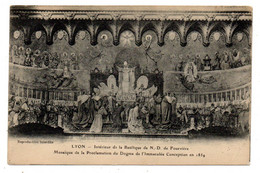 LYON 5° --  Intérieur De La Basilique De N-D De Fourvière--Mosaiquede La Proclamation....         à Saisir - Lyon 5