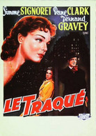 ► CPSM  Carte Affiche De Cinéma  Le Traqué Simone Signoret - Affiches Sur Carte