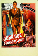 ► CPSM  Carte Affiche De Cinéma  L'homme De La Rue   Gary Cooper - Affiches Sur Carte