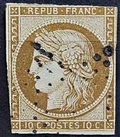 FRANCE 1850 - Canceled - YT 1 - 10c - 1849-1850 Ceres