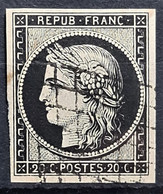 FRANCE 1849 - Canceled - YT 3b - 20c - 1849-1850 Cérès