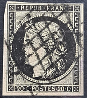 FRANCE 1849 - Canceled - YT 3b - 20c - 1849-1850 Cérès