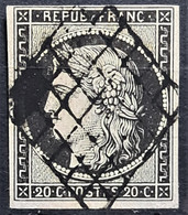 FRANCE 1849 - Canceled - YT 3b - 20c - 1849-1850 Ceres