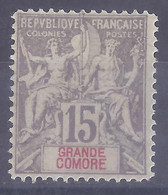 COLONIES  FRANÇAISES - Grande Comores - N° 15  FAUX  FOURNIER - Unused Stamps