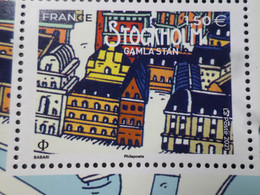 FRANCE 2021 Timbre CAPITALES EUROPEENNES STOCKHOLM, GAMLASTAN, Neuf**, VF MNH - Neufs