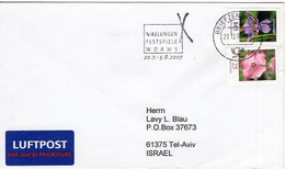 50164 - Bund - 2006 - 145c Blumen MiF A. LpBf. M. MaschStpl. BZ 67 - NIBELUNGEN FESTSPIELE WORMS ... -> Israel - Musique