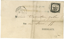 13 Decembre 1878 Taxe N°5 TTB Luxe Sur Lettre De Bordeaux - 1960-.... Briefe & Dokumente