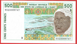 Etats D'Afrique De L'Ouest - Billet 500 Francs Banque Centrale BCEAO - Non Daté (1995) - Lettre B Bénin - P230Bf - Neuf - West-Afrikaanse Staten