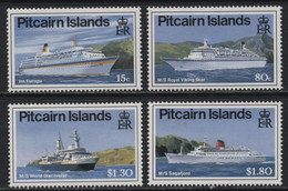 Pitcairn Islands (18) 1991 Cruise Liners Set. Mint. Hinged. - Pitcairn