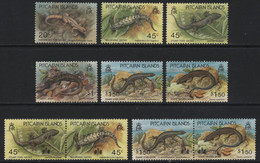 Pitcairn Islands (25) 1993 Lizards Set And Hong Kong '94 Overprints. Mint. Hinged. - Pitcairn