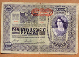 (Autriche) Billet De 10.000 Kronen  1918 (M2886) - Autriche