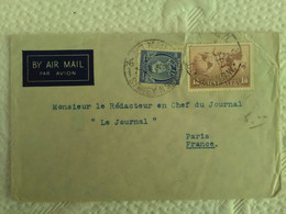 ENVELOPPE AUSTRALIE 1939 SYDNEY NSW By Air Mail Timbres Marcophilie - Lettres & Documents