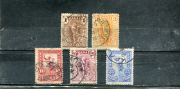 Grèce 1901 Yt 146 148 150-152 Mercure - Used Stamps