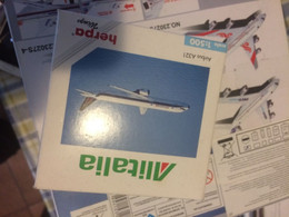 HERPA 1:500 AIRBUS 321 ALITALIA  LIMITED EDITION - Flugzeuge & Hubschrauber