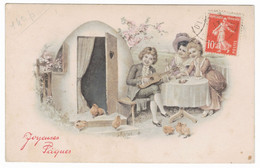 J. KRÄNZLE (KRAENZLE) - Joyeuses Pâques - BKWI 4111-3 - 1913 - Kraenzle