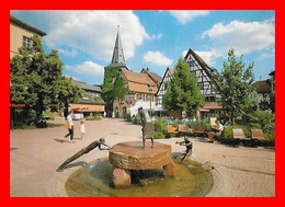 CPSM/gf  EBERBACH (Allemagne)  Brunnen Auf Dem Lindenplatz...N097 - Eberbach