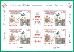 Monaco 1999 Year., S/S Block Mint MNH (**) Imperf. - Blocchi