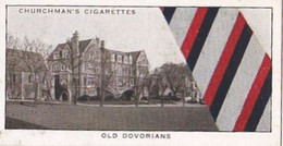 Well Known Ties 2nd 1935 - 28 Old Dovorians - Churchman Cigarette Card - Original - - Churchman